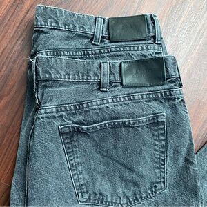 Ralph Lauren Polo Jeans Co. Straight Leg Jeans Mens 38X34 Black 90s Y2K Lot Of 2